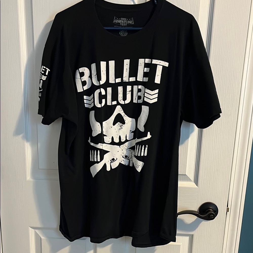 Bullet Club Wrestling black and white 2XL T-shirt